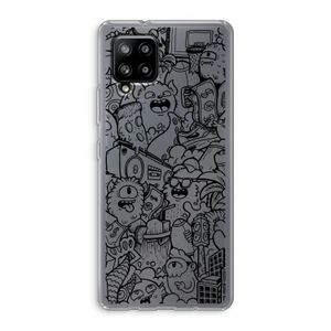 Vexx Black City : Samsung Galaxy A42 5G Transparant Hoesje
