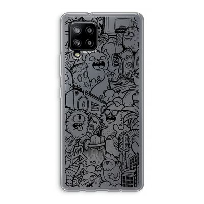 Vexx Black City : Samsung Galaxy A42 5G Transparant Hoesje