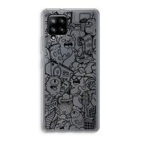 Vexx Black City : Samsung Galaxy A42 5G Transparant Hoesje