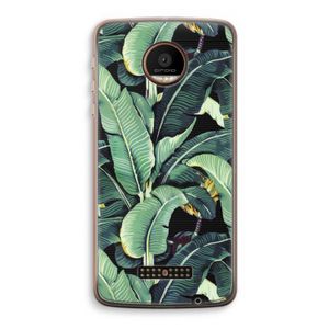 Bananenbladeren: Motorola Moto Z Force Transparant Hoesje