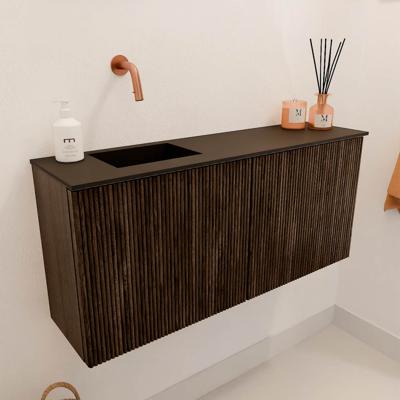 Toiletmeubel Mondiaz Joya | 90 cm | Meubelkleur Walnut | Faye wastafel Urban Links | Zonder kraangat(en) Toiletmeubel Mondiaz Joya | 90 cm | Meubelkleur Walnut | Faye wastafel Urban Links | Zonder kraangat(en)