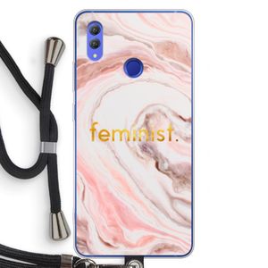 Feminist: Honor Note 10 Transparant Hoesje met koord
