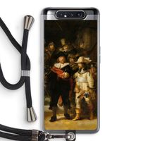 De Nachtwacht: Samsung Galaxy A80 Transparant Hoesje met koord