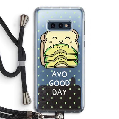 Avo Good Day: Samsung Galaxy S10e Transparant Hoesje met koord
