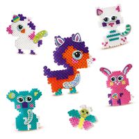 SES Creative Beedz Strijkkralen - FunPins glitter dieren - thumbnail