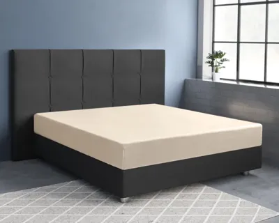 Primaviera Deluxe Satijnen Hoeslaken Zand 70 x 200 cm