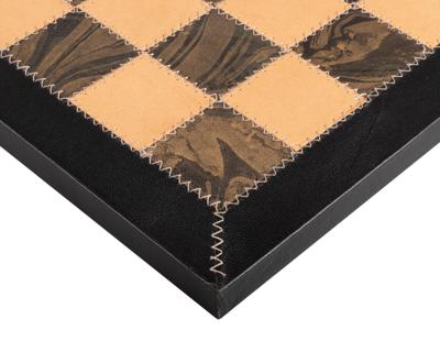 42 cm Saluzzo Luxe Schaakbord van Echt Leer