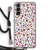 Planets Space: Samsung Galaxy S21 Transparant Hoesje met koord