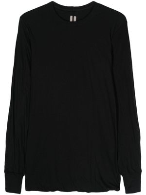 Rick Owens t-shirt à design superposé - Noir