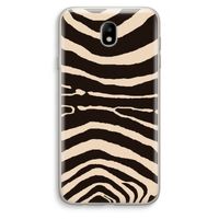 Arizona Zebra: Samsung Galaxy J7 (2017) Transparant Hoesje
