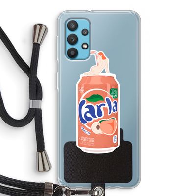 S(peach)less: Samsung Galaxy A32 4G Transparant Hoesje met koord