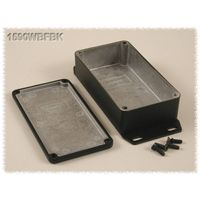 Hammond Electronics 1590WBSFBK Universele behuizing 112 x 60 x 42 Aluminium Zwart 1 stuk(s) - thumbnail