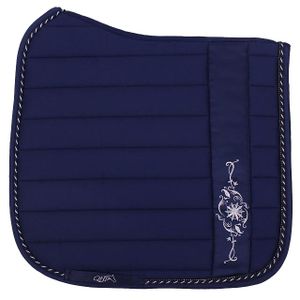 QHP Botanic zadeldek donkerblauw maat:vs pony