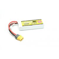 LemonRC LiPo accupack 7.4 V 1600 mAh Aantal cellen: 2 35 C Softcase XT60 - thumbnail