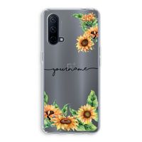 Zonnebloemen: OnePlus Nord CE 5G Transparant Hoesje