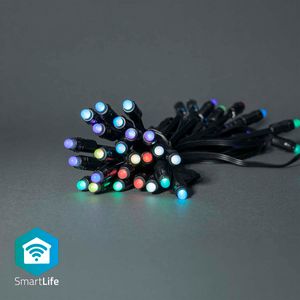 Nedis SmartLife Decoratieve LED | Wi-Fi | RGB | 48 LED&apos;s | 10.80 m | 1 stuks - WIFILP01C48 WIFILP01C48
