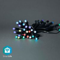 Nedis SmartLife Decoratieve LED | Wi-Fi | RGB | 48 LED&apos;s | 10.80 m | 1 stuks - WIFILP01C48 WIFILP01C48