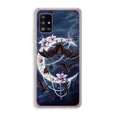 Vleermuizen Maan: Samsung Galaxy A51 5G Transparant Hoesje