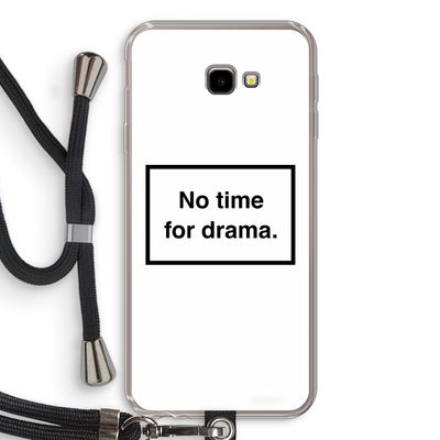 No drama: Samsung Galaxy J4 Plus Transparant Hoesje met koord
