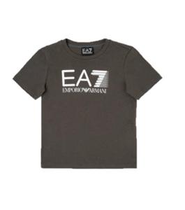 EA7 Emporio Armani T-Shirt Kids Zwart - Maat 104 - Kleur: Rood | Soccerfanshop
