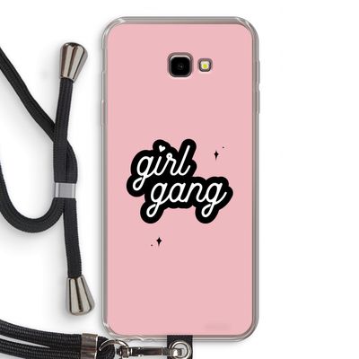 Girl Gang: Samsung Galaxy J4 Plus Transparant Hoesje met koord