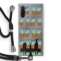 Sansevieria: Samsung Galaxy Note 10 Transparant Hoesje met koord