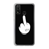Middle finger black: Huawei P Smart (2020) Transparant Hoesje Middle finger black: Huawei P Smart (2020) Transparant Hoesje
