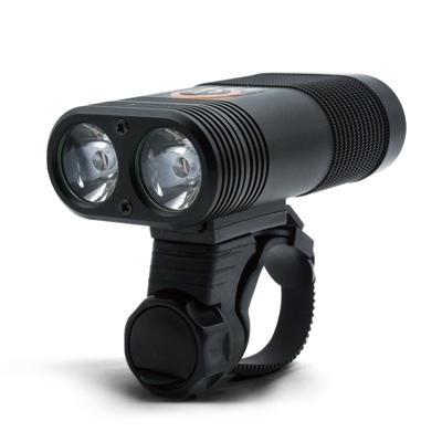 Y12 Fiets LED koplamp voorlicht 2 x XPE LEDs 350LM USB opladen fiets koplamp met 5 modi