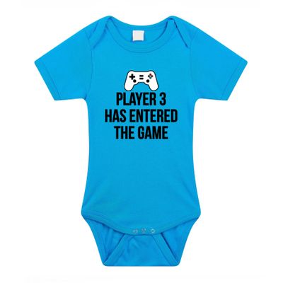 Player 3 entered cadeau baby rompertje blauw jongens