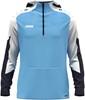 JAKO 6770 Sweater Met Kap Dynamic - Hemelsblauw/Wit/Marine - XL