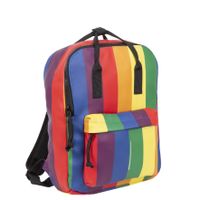New Rebels Mart Chicago 18L Regenboog Rugzak Waterafstotend Laptop 13"