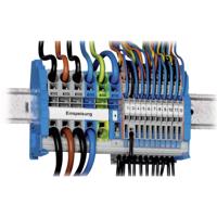 WAGO 821-104 Verdeler-serieklem Grijs, Blauw, Groen, Geel 1 set(s)