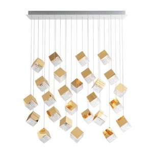 Bomma Pyrite 26 pcs Square Hanglamp - Goud