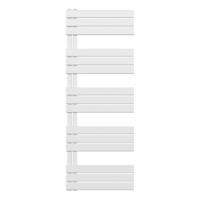 Belrad Handdoekradiator - links - aansluiting/comb - 1600X600mm- Wit BUCW1600600