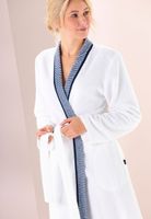Cawo dames kimono wit badstof-44 Cawo dames kimono wit badstof-44