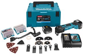 Makita DTM41RTJX3 14,4V 5.0Ah Accu Multitool met snelspansysteem - DTM41RTJX3