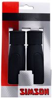 Simson handvatten wing - ergonomische peddelvorm, optimale drukverdeling, zwart