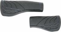 Herrmans line dd36 - ergonomisch verstelbaar fiets handvat zwart/grijs 124/90mm