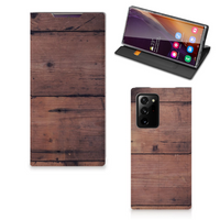 Samsung Galaxy Note 20 Ultra Book Wallet Case Old Wood