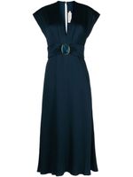 Silvia Tcherassi robe mi-longue Emmeline - Bleu - thumbnail