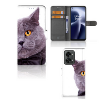 OnePlus Nord 2T Telefoonhoesje met Pasjes Kat