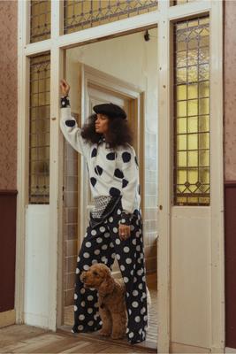 Scout polkadot trousers - darkblue/kit - 13492 Scout polkadot trousers - darkblue/kit - 13492