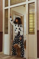 Scout polkadot trousers - darkblue/kit - 13492