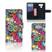 LG Q60 Wallet Case met Pasjes Punk Rock - thumbnail