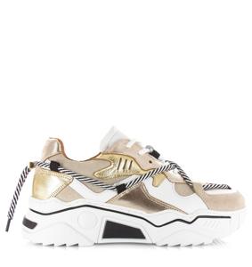 DWRS - Jupiter denim sand champagne Leer Dames