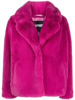 Apparis manteau oversize en fourrure artificielle - Rose - thumbnail