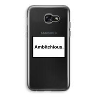 Ambitchious: Samsung Galaxy A5 (2017) Transparant Hoesje