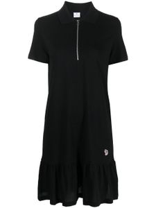 PS Paul Smith ruffle-trim shirt dress - Noir