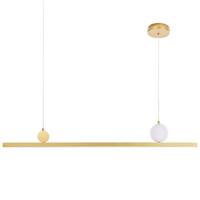 Beliani - ALWAND - Hanglamp LED - Goud - Metaal - thumbnail