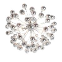 Plafondlamp &apos;Caroll&apos; zilver By Rydens 3x e14 fitting modern rond